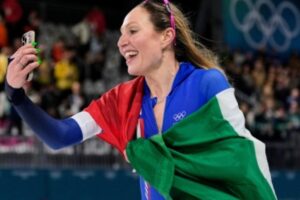 “Bis per Francesca Lollobrigida e sesto Oro Italiano”.
