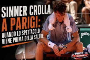 Sinner crolla a Parigi: quando lo spettacolo viene prima della salute