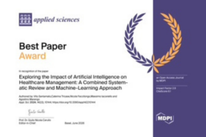 Intelligenza artificiale e sanità, un altro riconoscimento internazionale per l’Università di Foggia